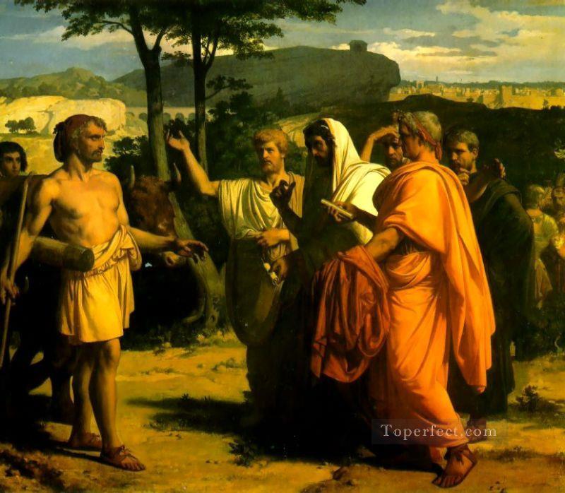 Cincinnatus Receiving Deputies of the Senate Academicism Alexandre Cabanel Oil Paintings